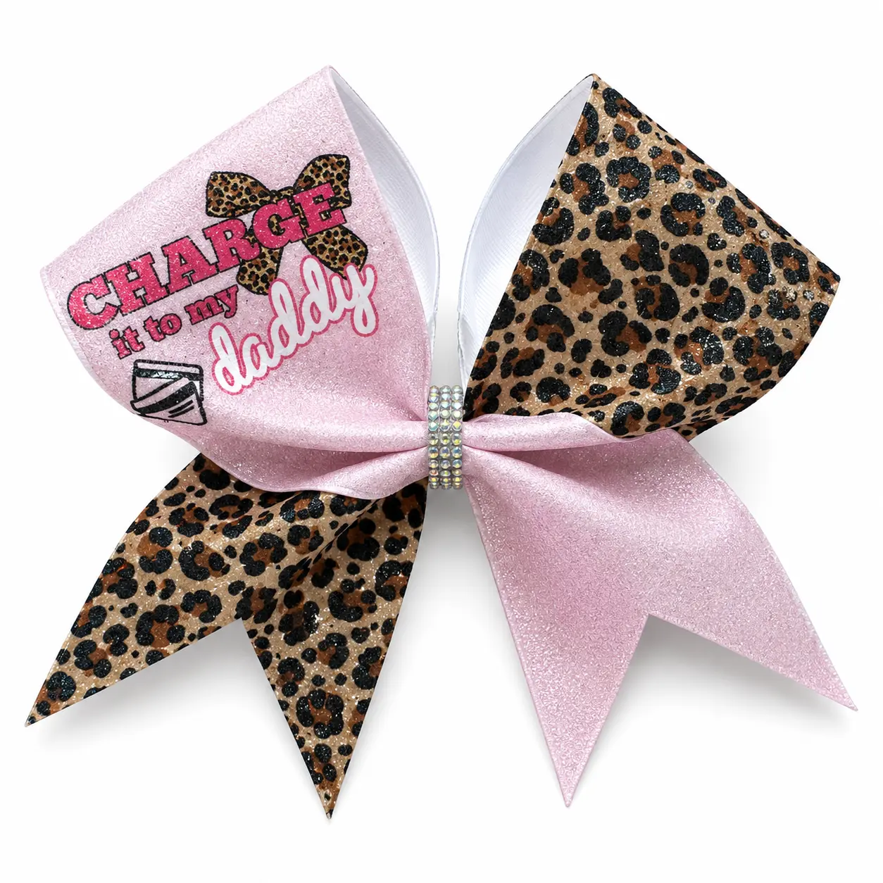 Charge it to my daddy Hair bow