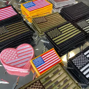 USA Flags - Iron-On/Sew-On Patches