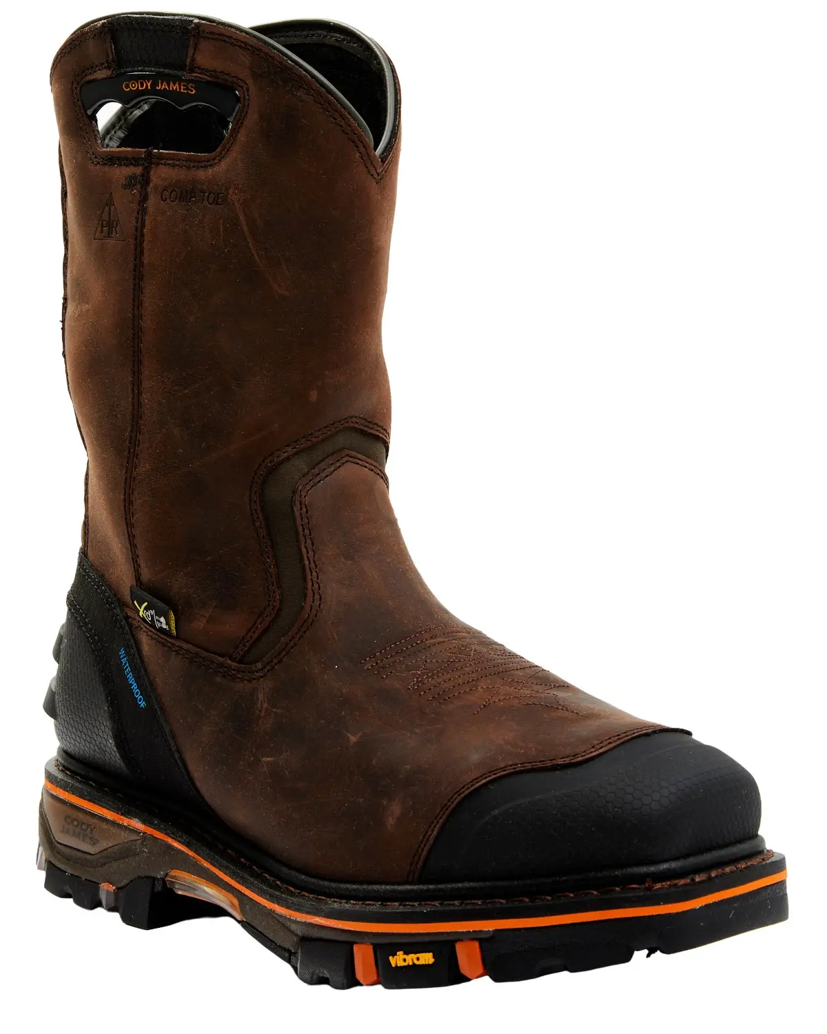 Cody James Men's Men'S Waterproof Met Guard Western Work Boot Composite Toe - Bcjcwrpw58