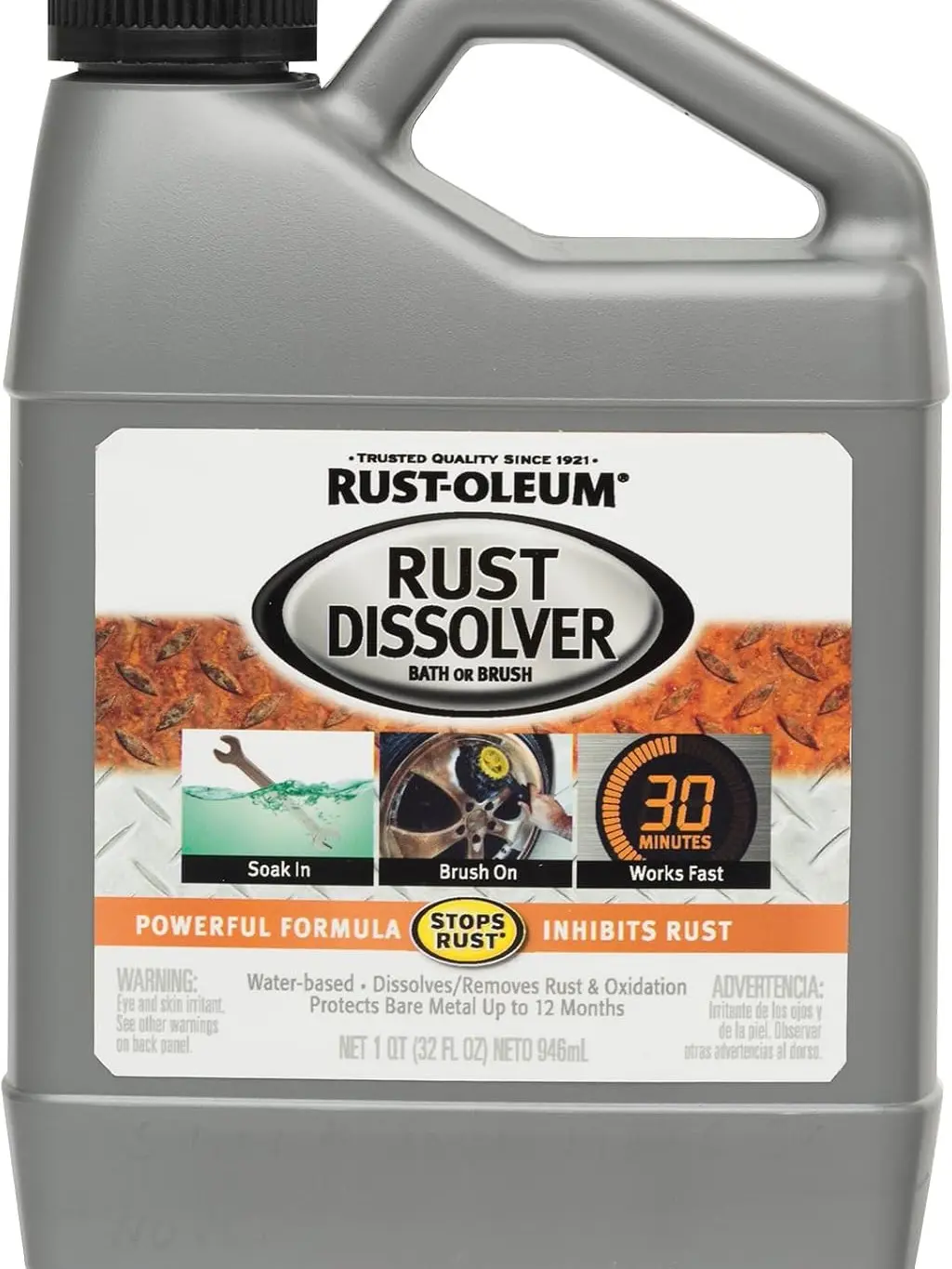 Rust-Oleum 293617 Rust Dissolver, Quart Rust-Oleum 293617 Rust Dissolver, Quart