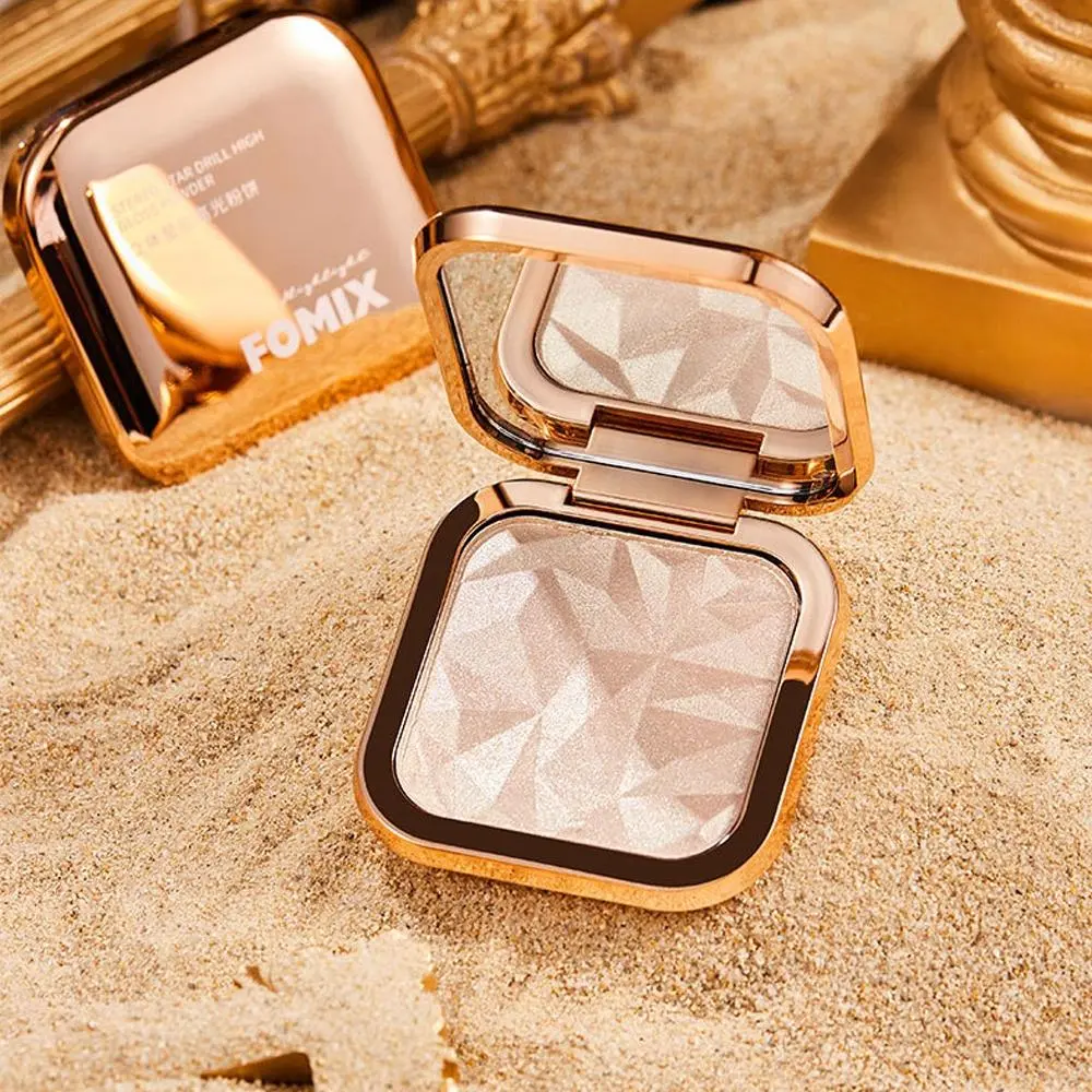 Long Lasting Shimmering Palette, 1 Count Multifunctional Makeup Palette, Facial Contouring & Detailing Makeup Palette, Glowy Highlighter Makeup Palette for Women Girls, High Shine Makeup, Shimmer Sparkle Palette
