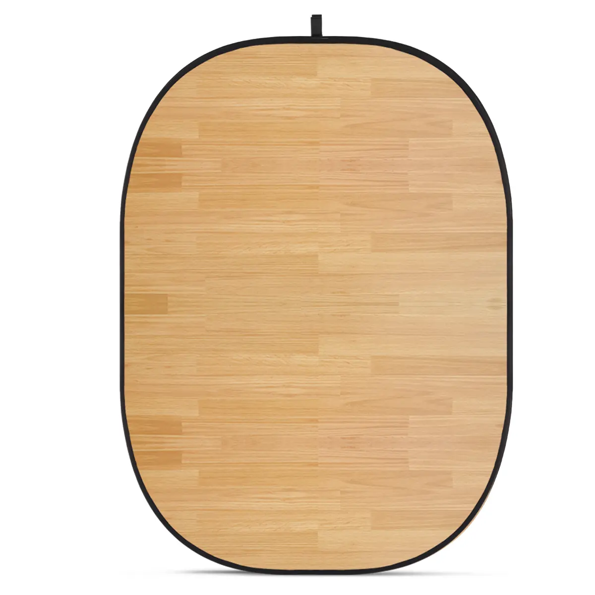 Glow CBA-WW0008 Portable 5x6.5' Fabric Collapsible Self-Supporting Backdrop Panel, Wooden Wall Photography Gear with Fabric Frame, Foldable Camera Accessory