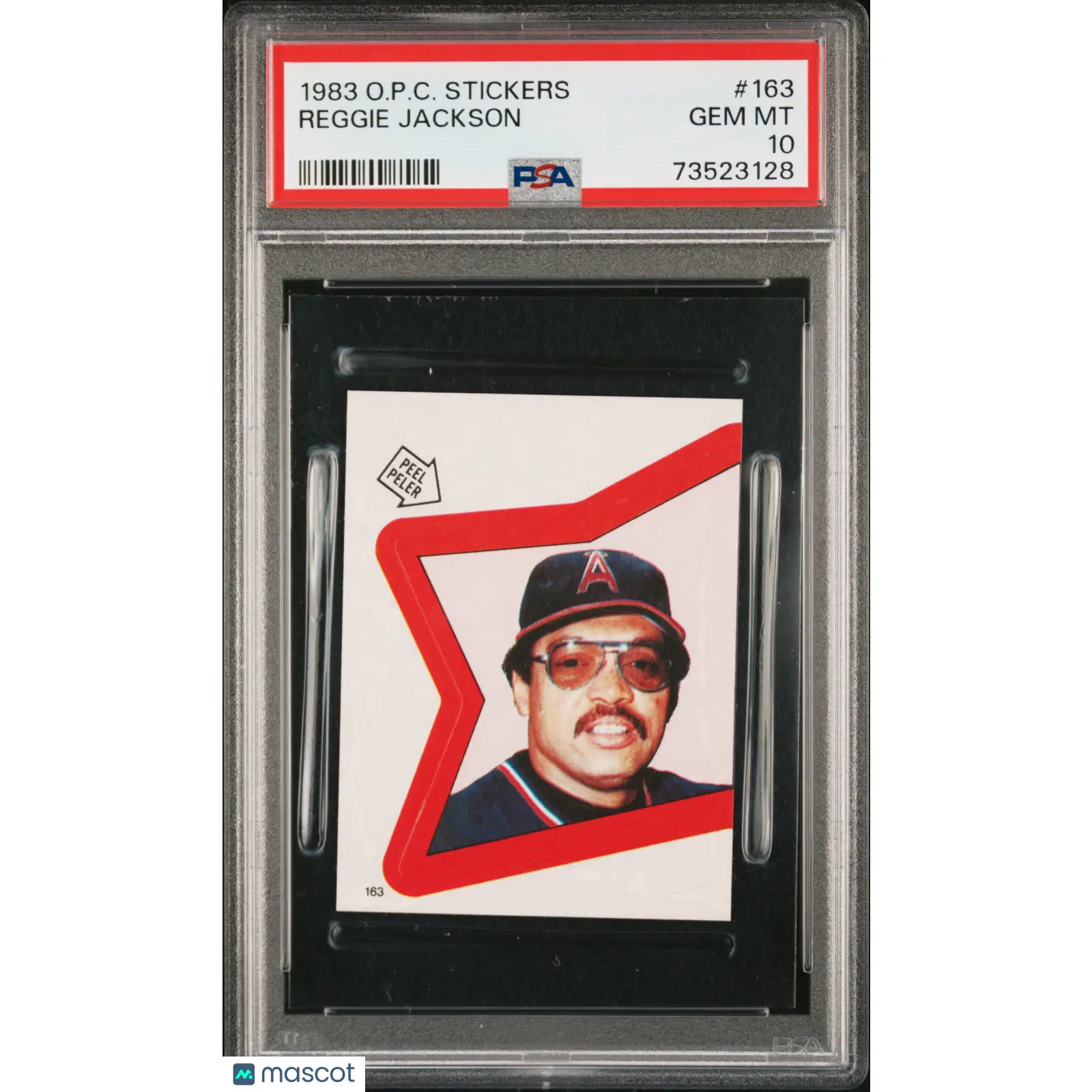 Reggie Jackson PSA 1983 O Pee Chee Stickers Baseball #163 10 73523128