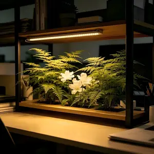 LED Grow Light Strips, Grow Lights For Indoor Plants, Plant Growth, Full Spectrum with 10 Dimmable Levels & Auto On/Off 3/9/12H Timer, 3 Switch Modes, Easy Install for Plant Shelf, Living Room, Office, Greenhouse