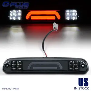 LED Third 3rd Brake Light Black Fit For 99-16 Ford F250 F350 Super Duty Cargo