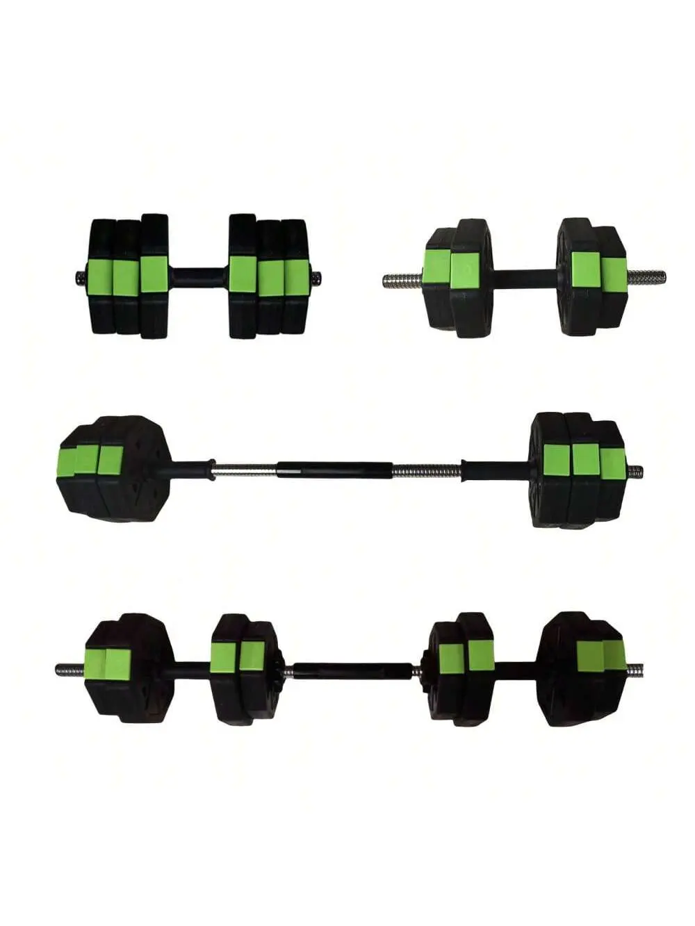 Dumbbell Weights Set Adjustable, 30 Lbs Adjustable Weight Set With Iron Handle And Non-Slip Handle Grip For Home Gym