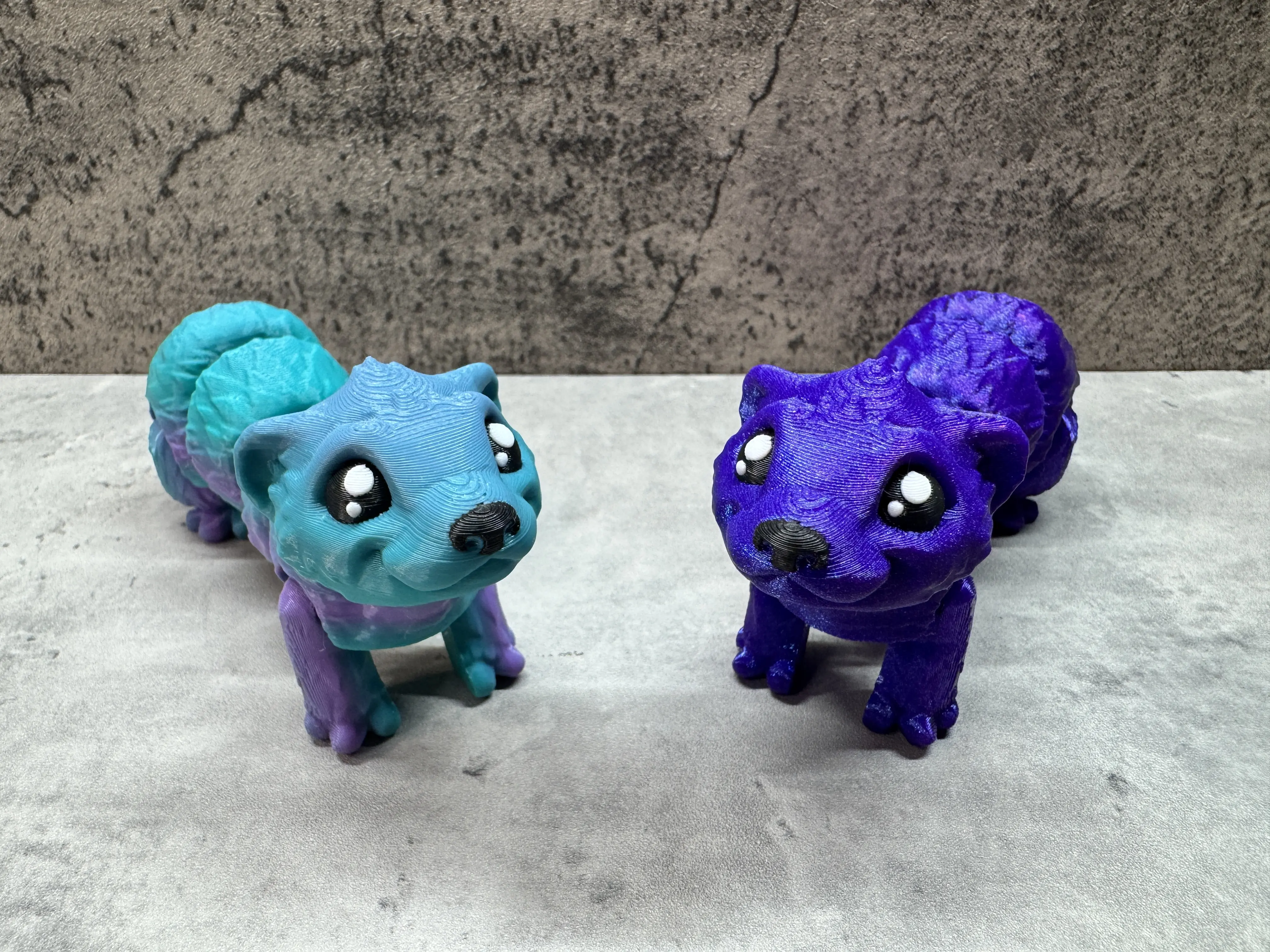 3D Printed Articulated Baby Ferret