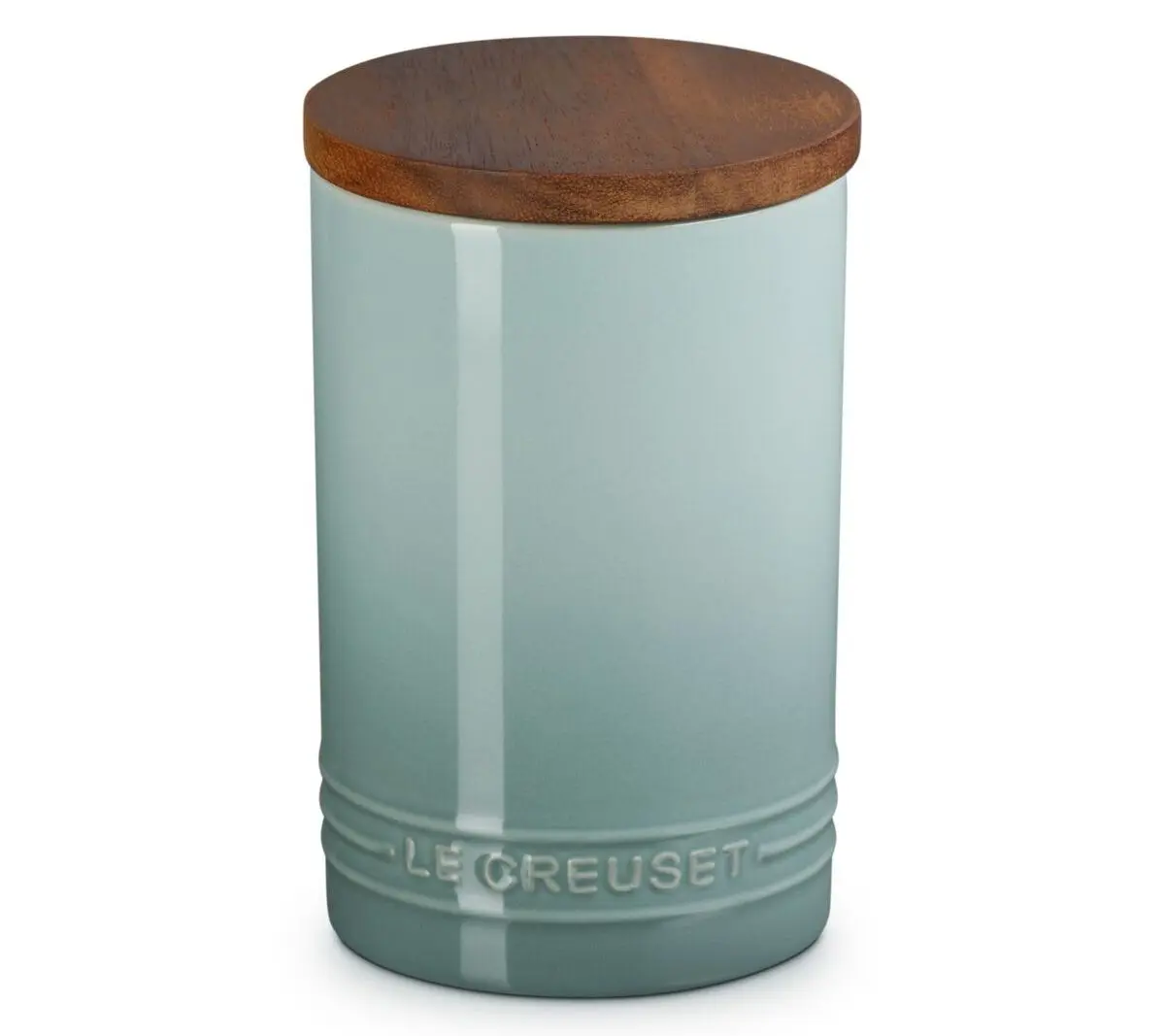 Le Creuset 26 oz. Signature Canister with Wood Lid