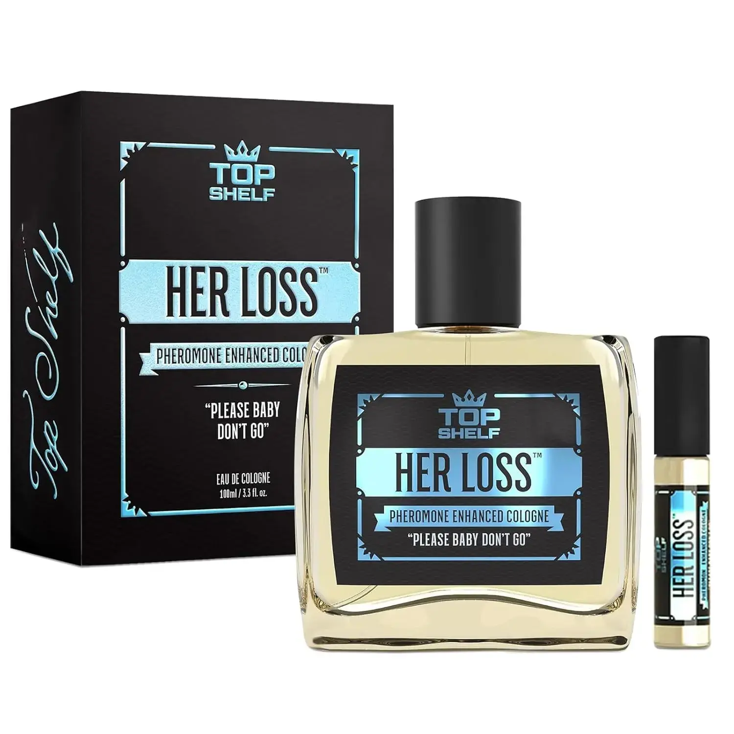 Herloss Cologne for Men, Her Loss Hypnosis 2.0 Pheromone Cologne, Long-Lasting Fragrance 100 mL