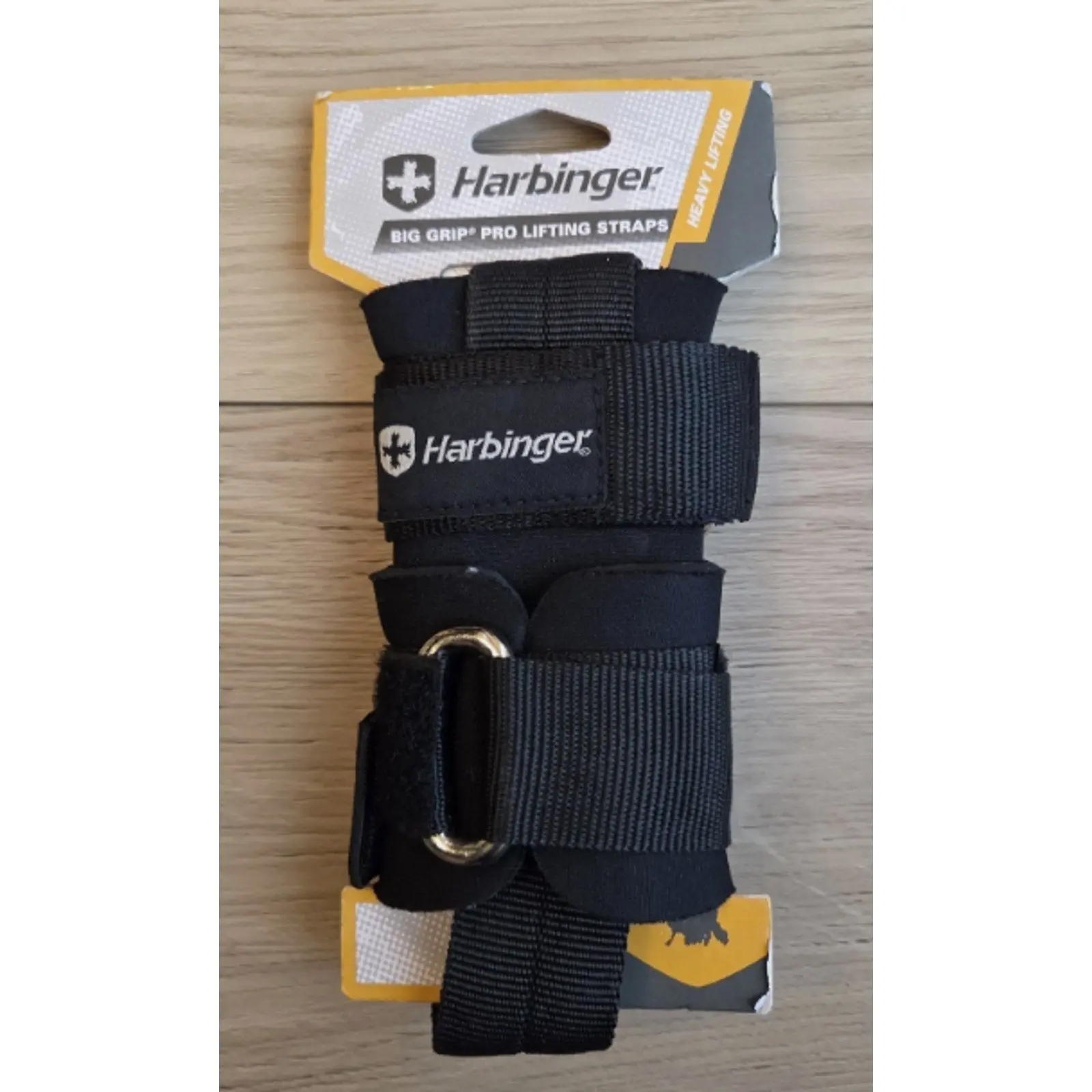 Harbinger Big Grip Pro Weight Lifting Straps - No-Slip Secure Hold Quality Straps, New with Tag Gym Strength Training Accessories, 1 Size Fits All Sizes for Athletes Workouts, One Size