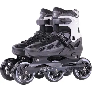 Adult Adjustable Inline Skates for Men Women with 3 100mm Wheels, Outdoor  Female Male Fitness Speed Racing Skates, Roller Skates for Teens Boys Girls