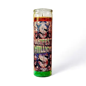 Manifest Millions Candle - Attract Wealth and Business Success, Gain Financial Independence