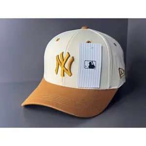 New Era Premium MLB Cap Series - Terrace Fashion Blokecore Hard-Front Shell Pre-Arched Shield Slanted Visor Sportswear Accessory