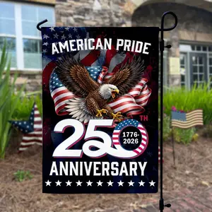 American Pride 250th Anniversary Eagle Garden Flag