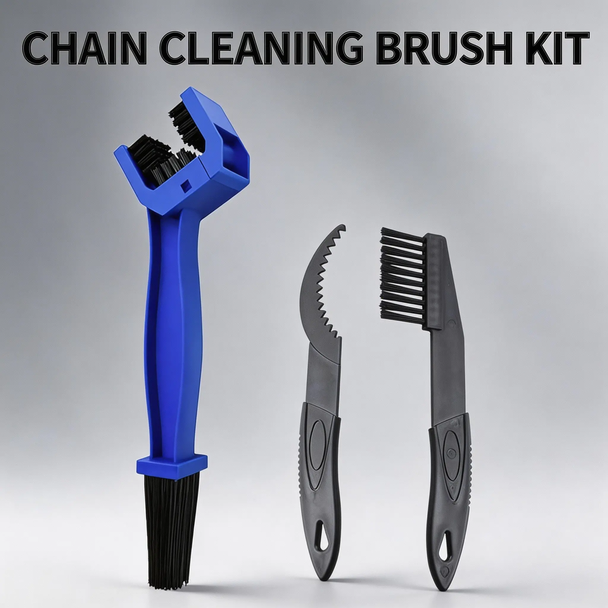 Bicycle Motorcycle Chain Brush Cleaning Dirt Removal Maintenance Kit, Bike Accessories, Mountain Bike Cleaning Tool Set, Bicycle Repair Tools, for Motorcycles