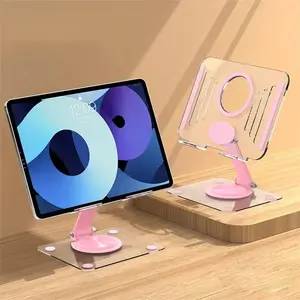 Foldable Tablet Stand, 5 Counts 360 Degree Rotatable Tablet Holder, Tablet & Phone Stand for Home Office, Computer Accessories