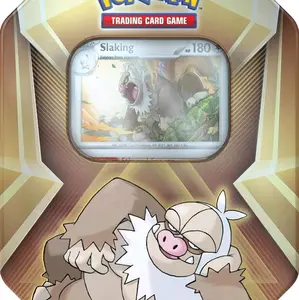 Slaking Pokemon Tin (3 Booster Packs)