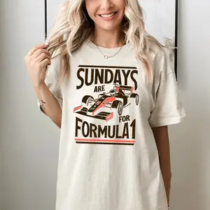 Oversized Women's T-Shirt - Retro Formula 1 Race Car Streetwear Top