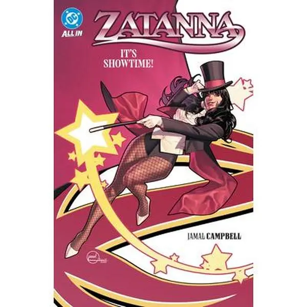 Zatanna: It's Showtime! - Jamal Campbell, Magical Comics Action-Packed Story Trade Paperback (10" h x 6.6" l x 0.4" w), English