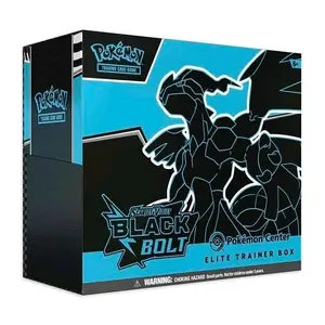 ASK FOR PICS! SEAL MIGHT NOT BE PERFECT!Pokémon Center Black Bolt Elite Trainer Box - Official Trading Card Game TCG Collectible Set