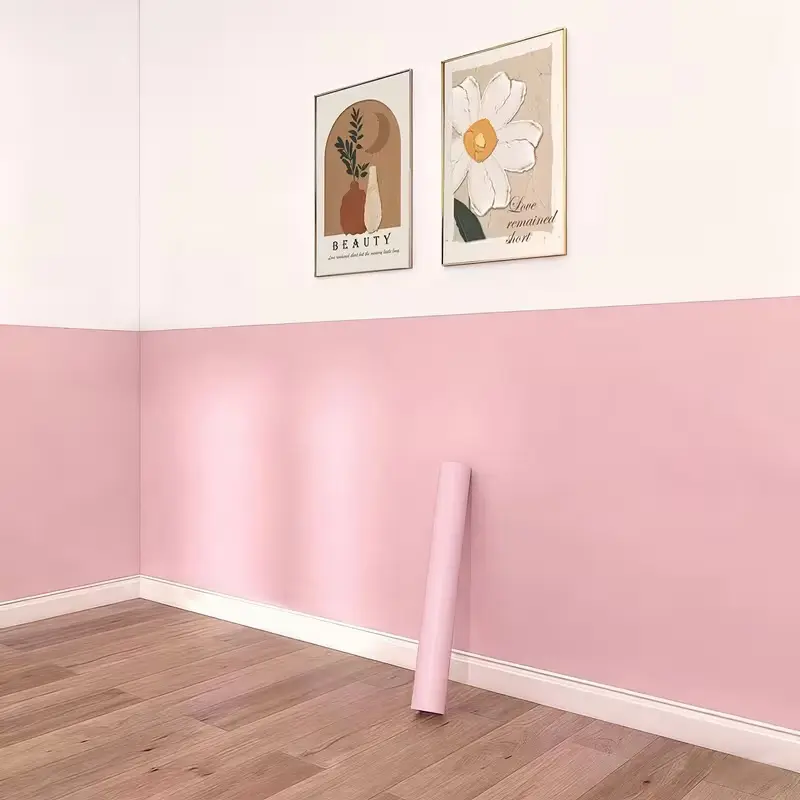 Peel-and-Stick Adhesive Wallpaper - 12 Muted Colors, Modern, Eco-Friendly, Removable, Wipe-Clean Home Decor Sticker (1 Roll) for Accent Wall, Bedroom, Living Room, Colorful Peel-and-Stick Wall Stickers & Murals, Wall Paper