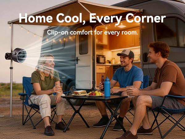 4000mAh Rechargeable Portable Clip on Fan-100-Speed Touch Control, LED Display, 360° Rotate Quiet Turbo Desk Fan, Small Battery Operated USB Fan for Stroller Bed Travel Camping Golf Gym summerwins,dorm essentials,home essentials