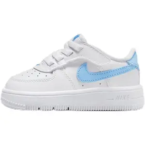 Toddler's Nike Air Force 1 Low Easyon Wht/Aquarius Blue-Wht (FN0236 107)