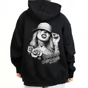 Lowrider Old School Unisex Hoodie T-Shirt Sweatshirts Basic Fabric Fit Street Style Chicano Style, Mexican Clothings Outfit  Menswear