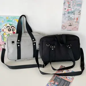 Japanese Schoolbag Women Handbag Shoulder Book Bag JK Uniform Bag Laptop Bag Commuter Briefcase Comic Girl Tote Crossbody Bags
