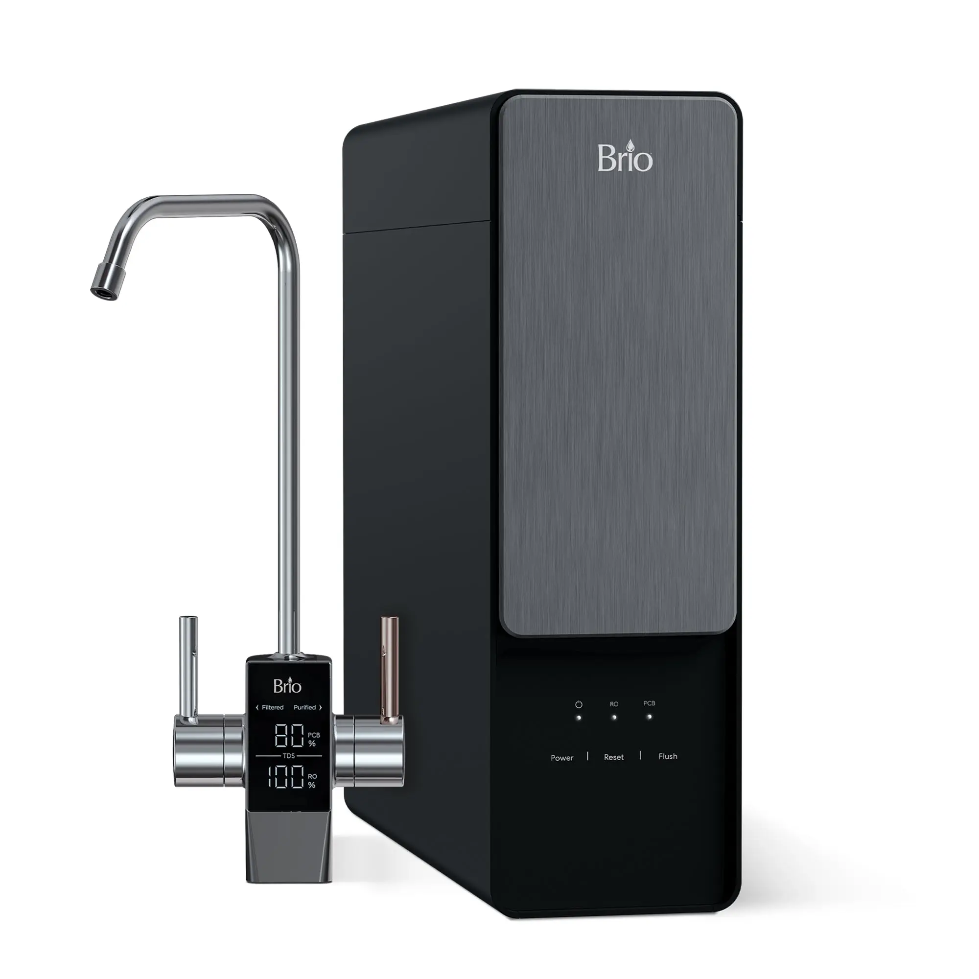 Brio AQUUS Tankless RO Undersink Filtration System 1200GPD