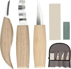 Carving Tools Set -  Carving  Kit with Carving Hook ,  Whittling , Detail Carving , Whittling Kit for  Adults Woodworking DIY