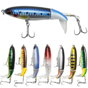 Artificial Fishing Lure 5pcs 13.5g Simulation Lures with Hook 10cm Whopper Plopper Swimbaits for Outdoor Fishing Equipment