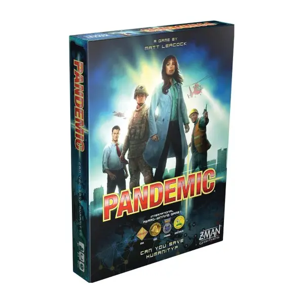 Pandemic Cooperative Strategy Board Game for Adults and Families, Teamwork Game to Stop Global Disease Outbreaks, Ages 8+, 2–4 Players, 45–60 Minute Playtime