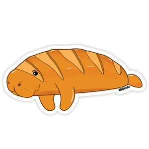 Manatee Baguette Sticker