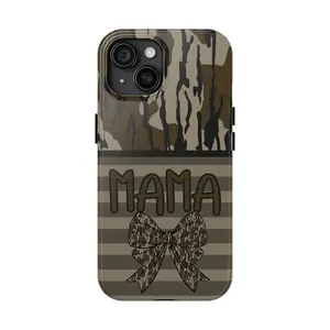 Camo MAMA Coquette Tough Phone CaseOld School Camo Bow CoverMAMA Camo Phone coverCamo Hair Bow CaseWestern Camo Babes Case Phone Cases Phone Cover Hard Case Tough 2-piece Phone Case