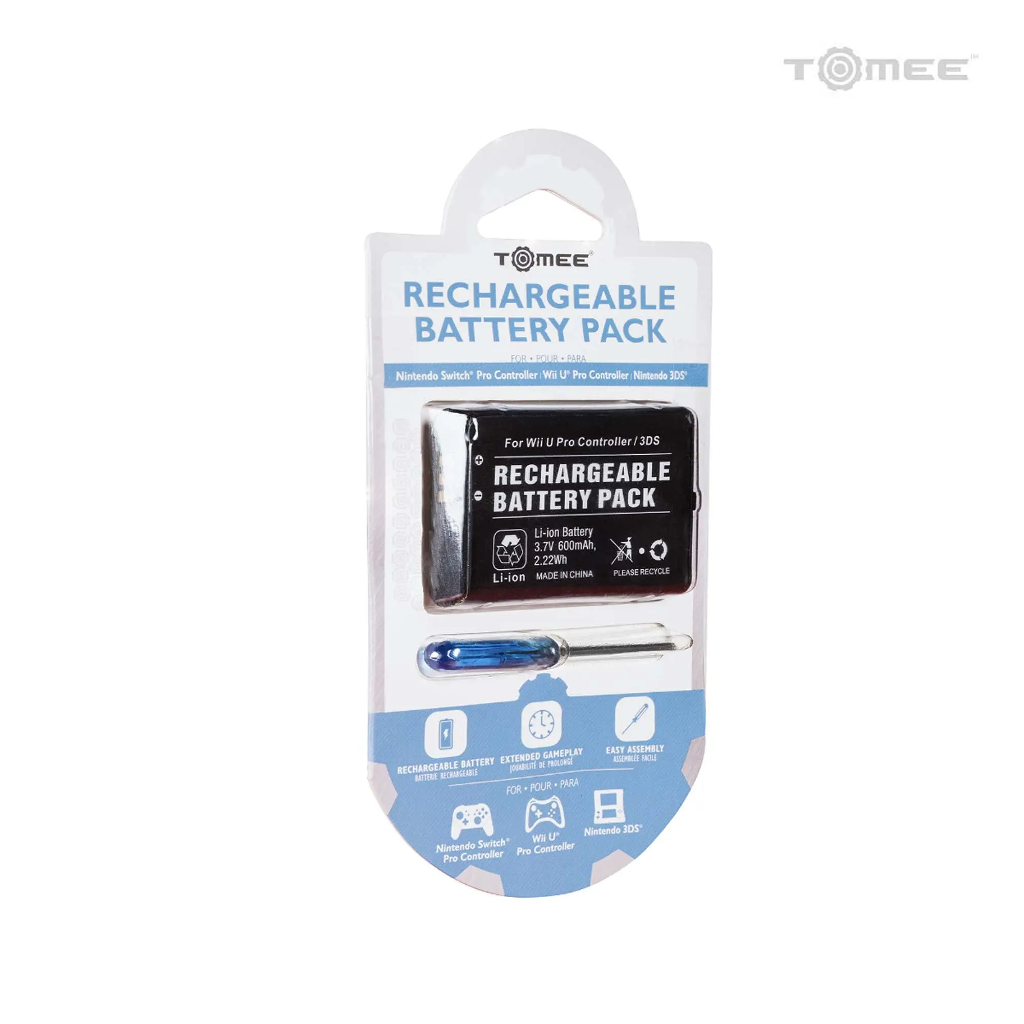 Rechargeable Battery Pack for 3DS and WiiU Pro Controller