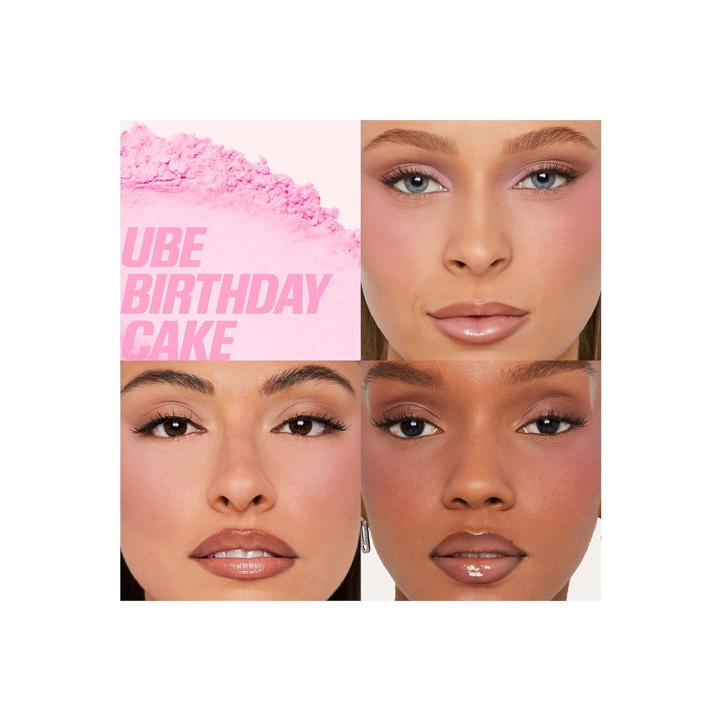 Huda Beauty Mini Easy Bake Loose Powder in Ube Birthday Cake