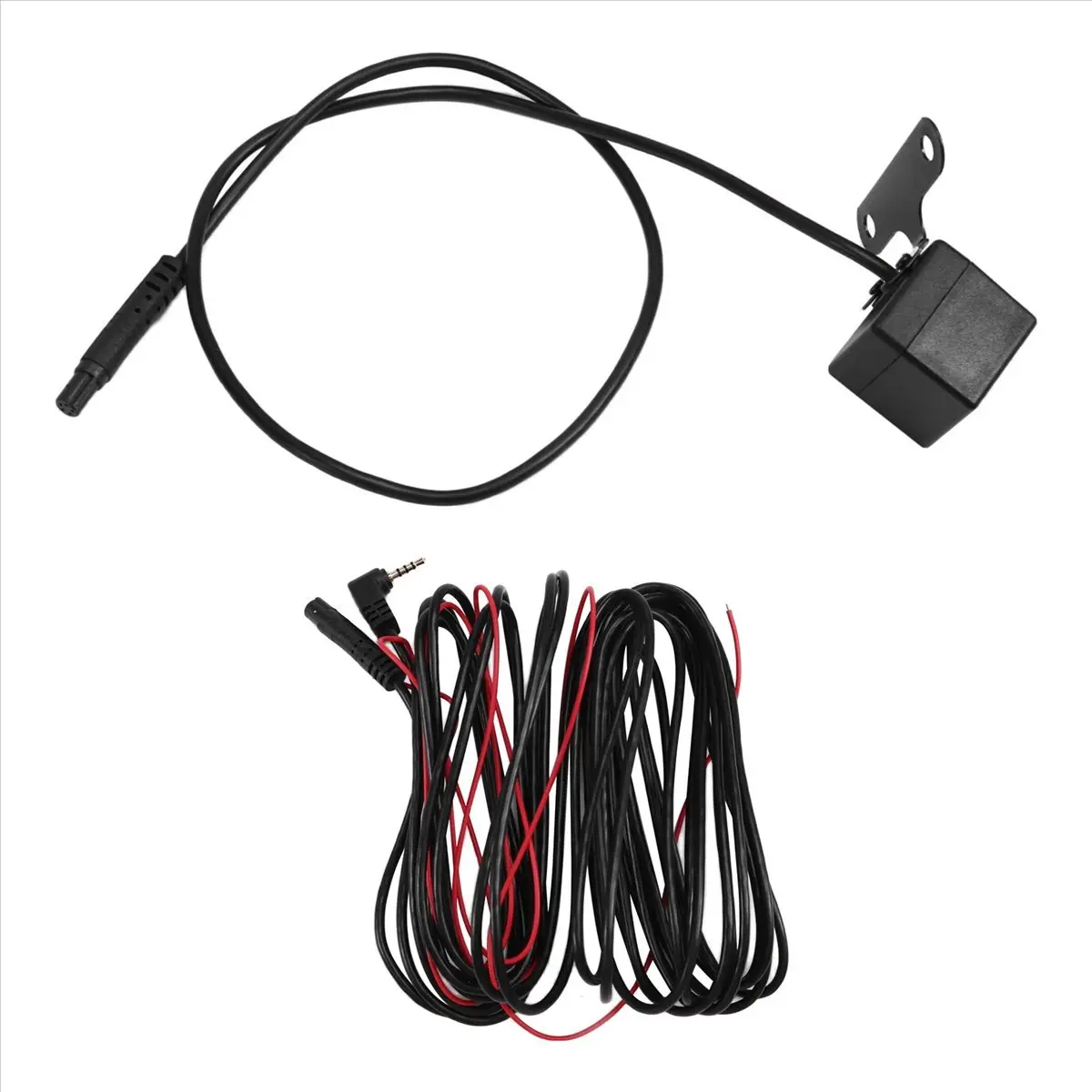 1Pcs Universal Fit 5-Pin HD 480p Rear Camera Monitor, 170-Degree Wide-Angle View Vehicle Camera with 90-Degree Adjustable Angle, Plastic Body Waterproof Night Vision Car Screen for Backing Up, Automotive Exterior Accessory, 640X480 Pixels, Easy Install, 4