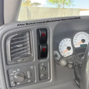 99-06 GMC/Chevy gmt800 Switch Panel for Car Interior Accessories Durable Black Plastic Material