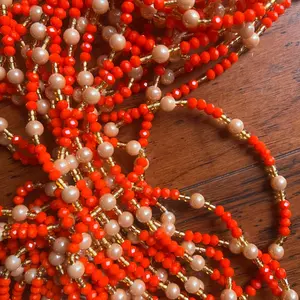 Azure orange crystal.
