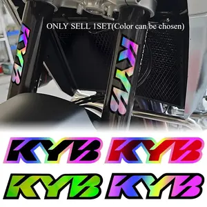 2PCS/SET its vehicle forks of scooter mod meets, during mod part chats, this sticker instantly becomes a topic starter of “which KYB shock model did you choose” , fellow riders exchange shock upgrade insights Decals