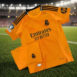 Real Retro Football Kit 25/26, Classic Style Breathable Jersey with Premium Match Fit Cut for Soccer Fans