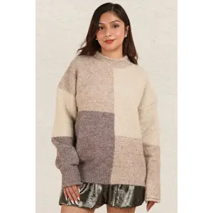 Genevieve Block Sweater
