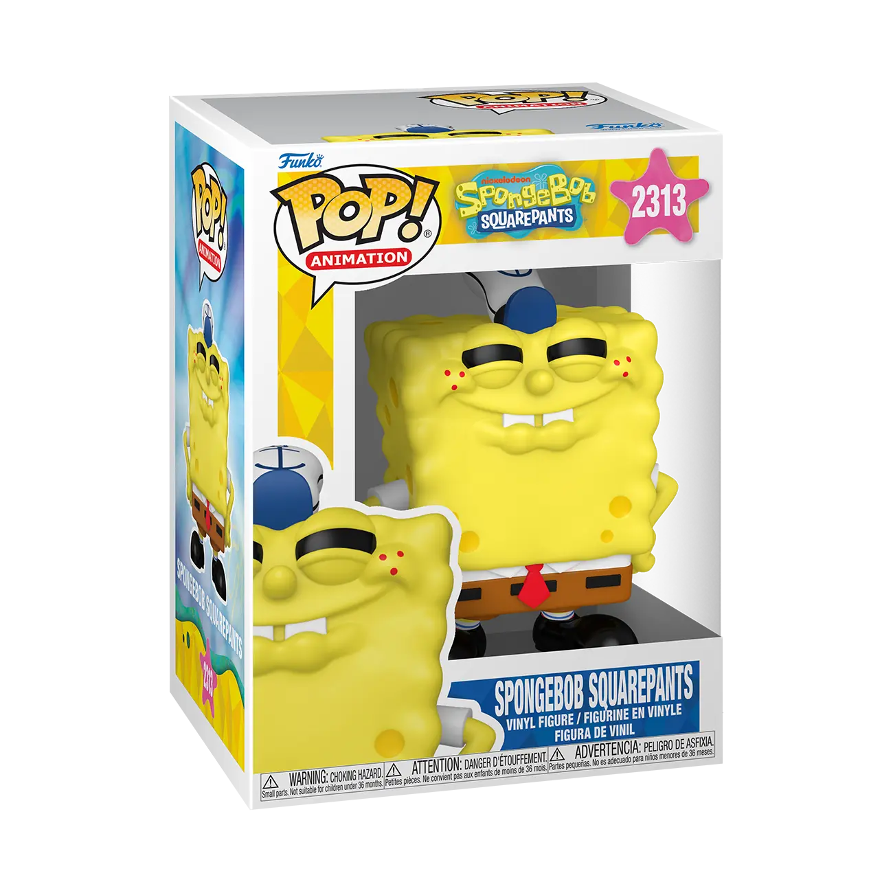 Funko Pop! Spongebob SquarePants #2313- Spongebob SquarePants (Grinning) Vinyl Figure
