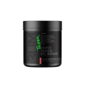 RAW Thuper Thavage – High-Stim Pre-Workout – 400mg of Caffeine per scoop - Energy, Focus, Endurance & Muscle Pumps