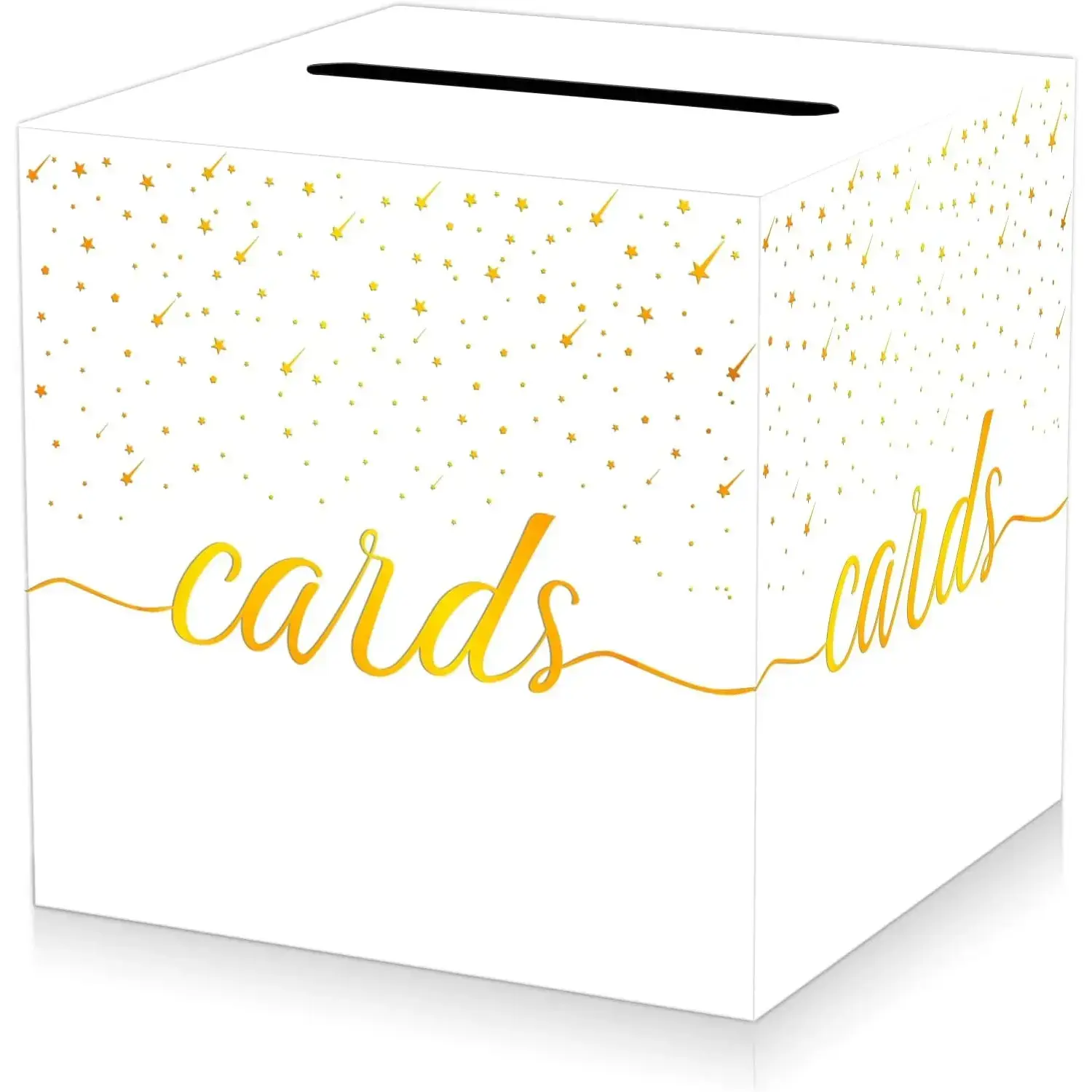 White Wedding Card Box, Used for Birthday, Wedding Reception, Birthday, Baby Shower, Retirement Ceremony, Anniversary Decoration Party Supplies