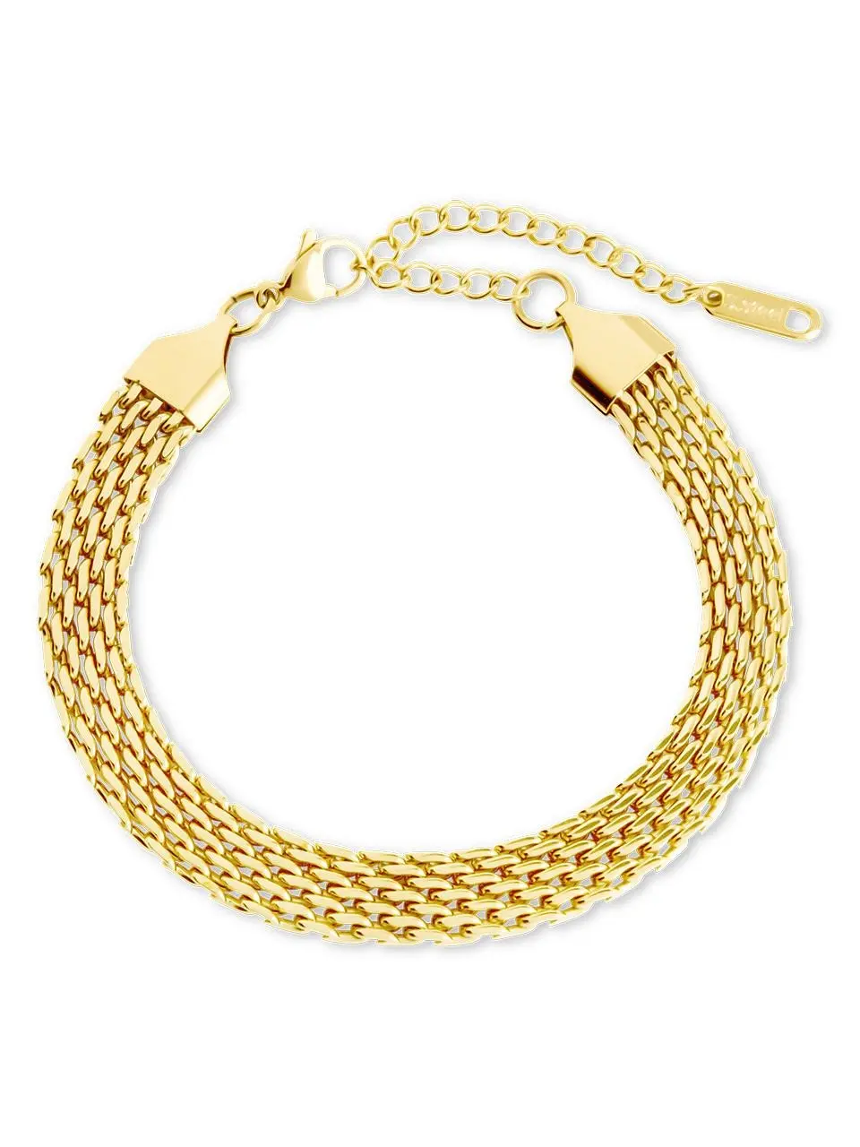 Larken Four Row Chain Link Bracelet