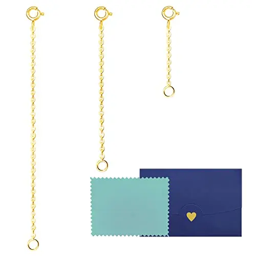 Gold Plated Sterling Silver Necklace Ext