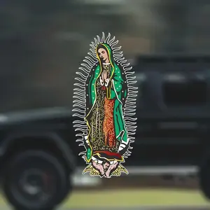 Car Sticker, Guadalupe Virgin Car Decal, Car Exterior Decoration Accessories for Car, Truck, SUV, Van, Sticker for Cars, Car Accessories for Men and Women