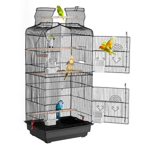 VEVOR Bird Flight Cage 39 in Hanging Metal Parakeet Cage for Cockatiels Parrot